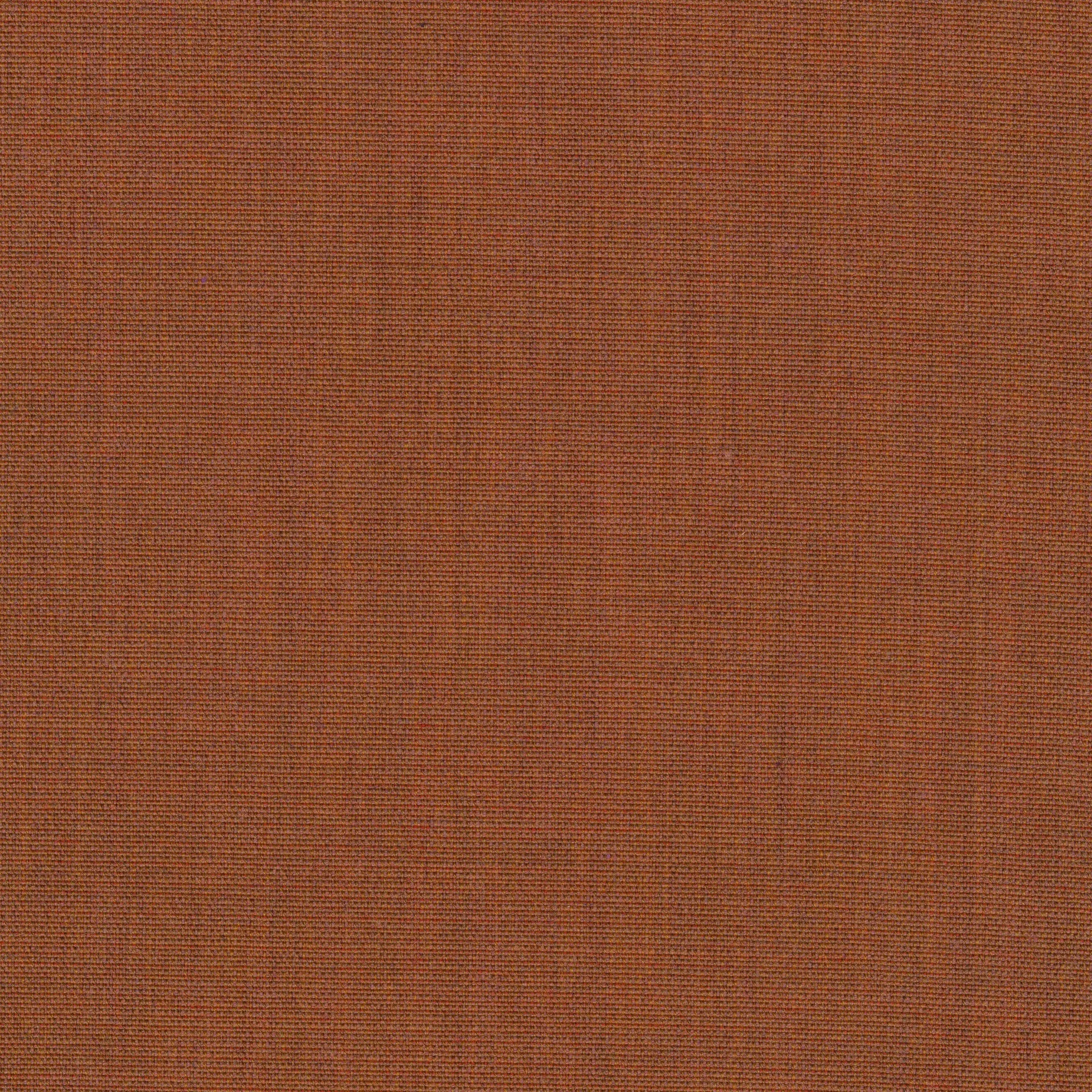 Close-up of rust-red woven fabric with tight rectangular weave and subtle texture.