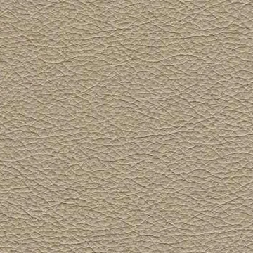 A close-up image of the Sierra SI1611 Stone leather upholstery, showing its fine, pebbled texture and light beige colour.