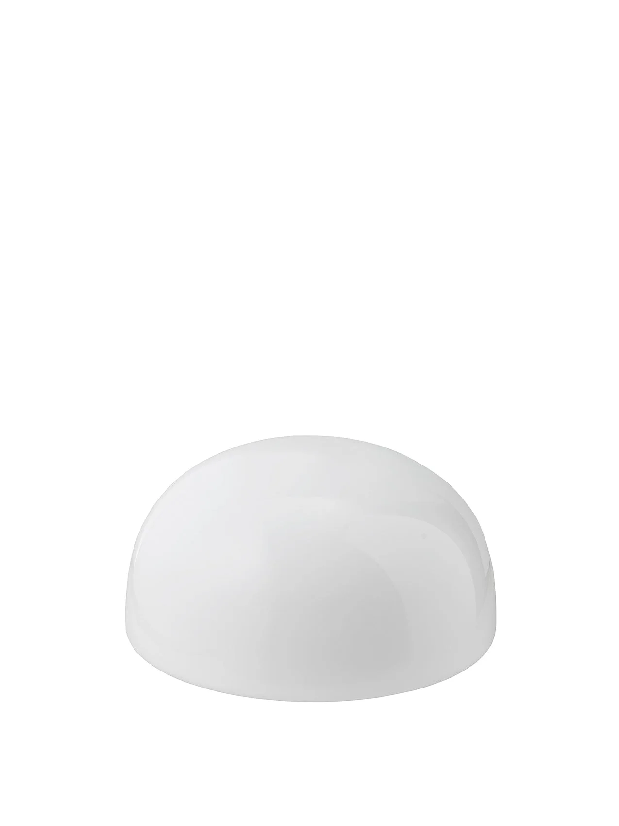A single, dome-shaped opal glass shade for the Bank Pendant light, shown against a plain white background.