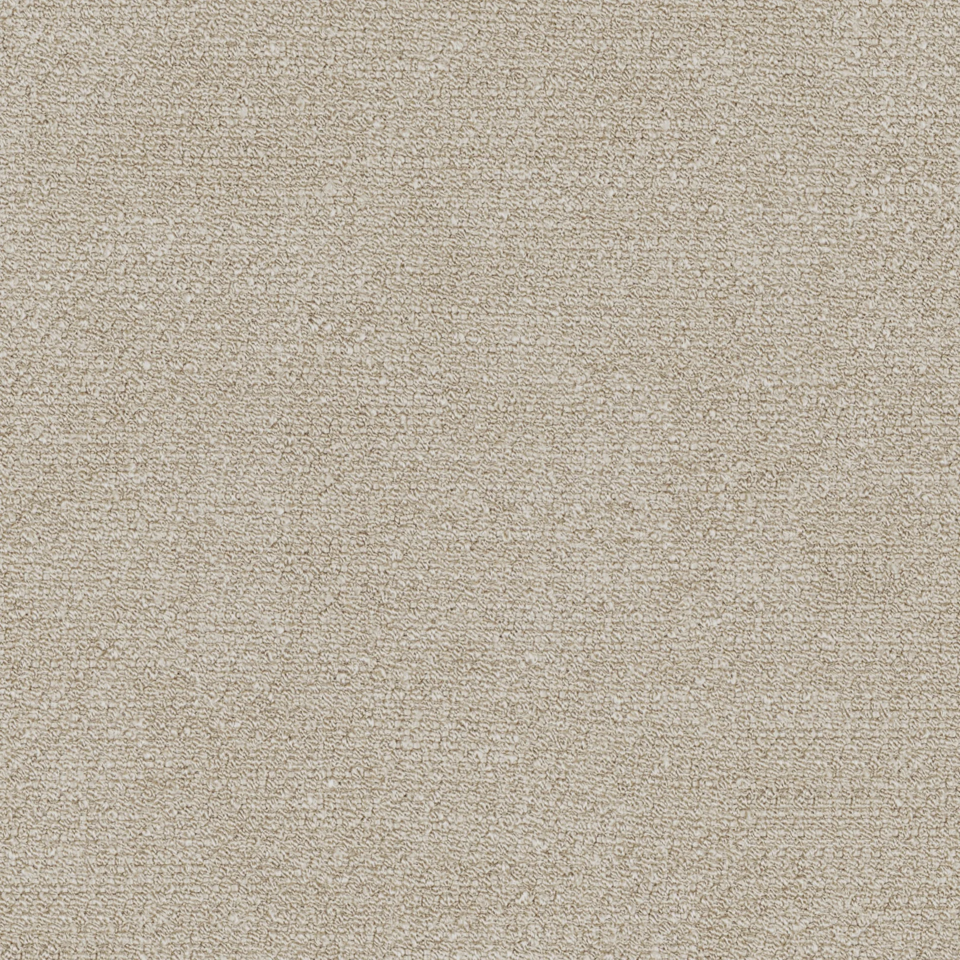 Close-up of beige looped wool carpet texture with dense, small curls and subtle tonal variation.