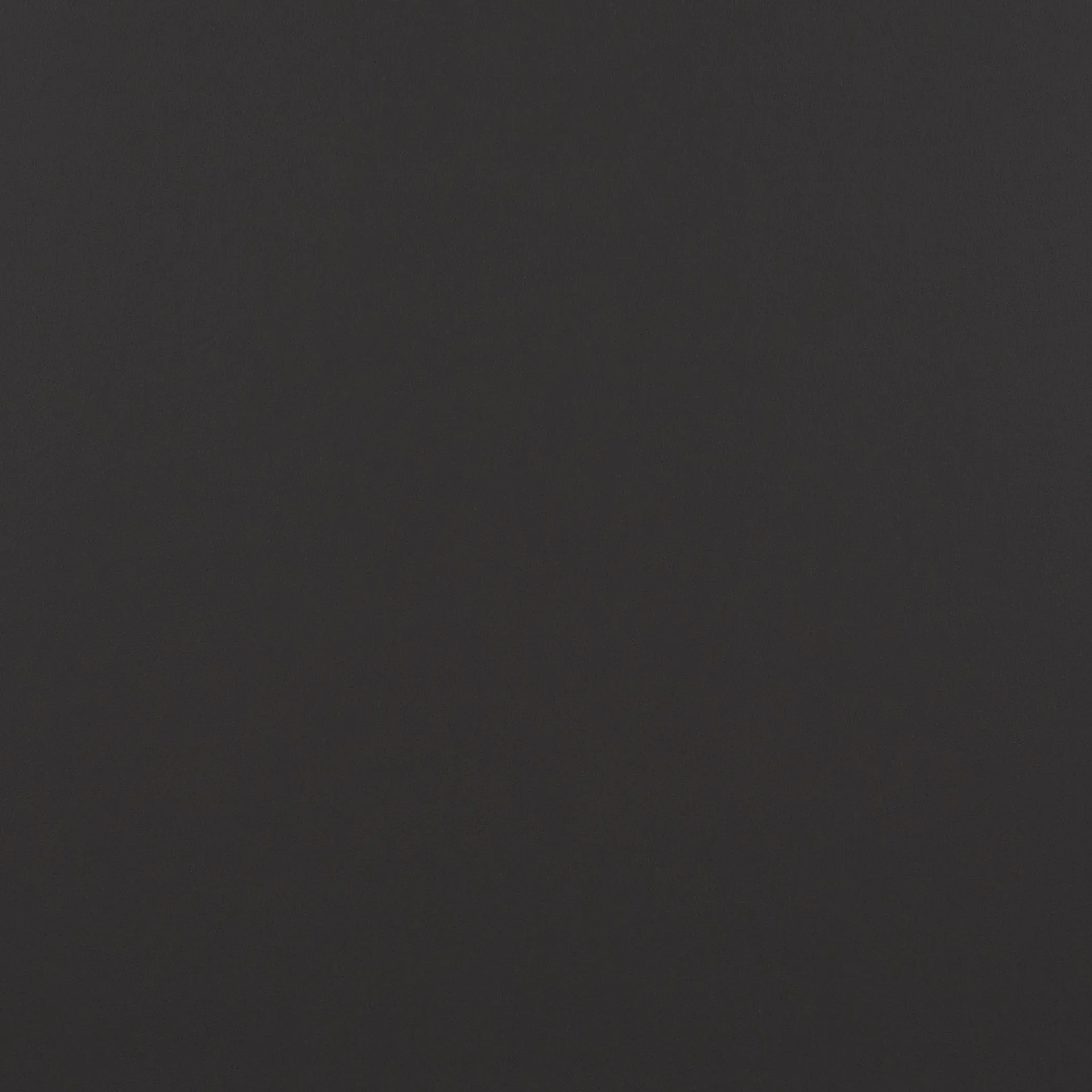 Dark charcoal textured fabric swatch with subtle grain, even matte finish.