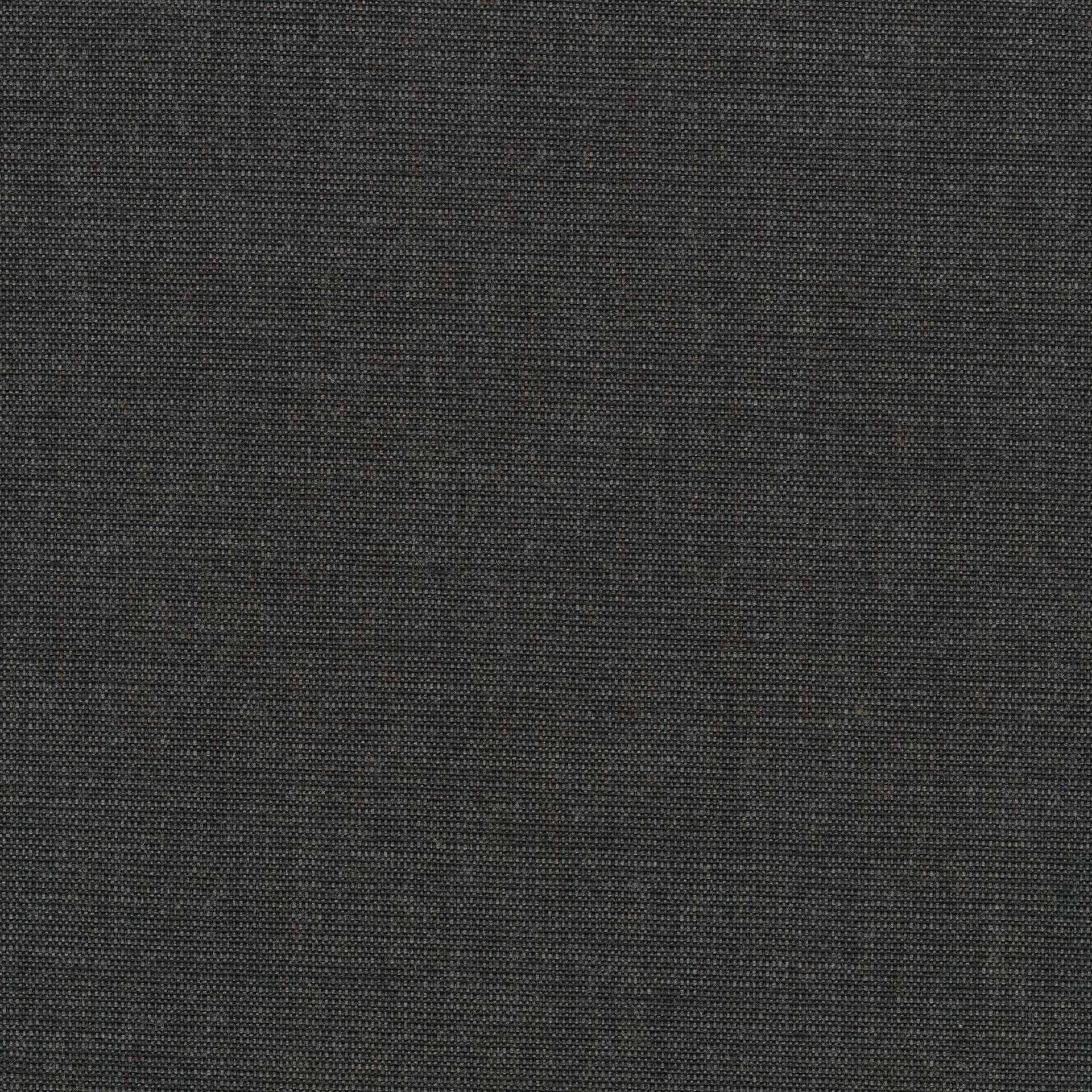 A macro shot of the Canvas 174 fabric swatch, revealing the coarse, textured weave of the dark charcoal grey textile.