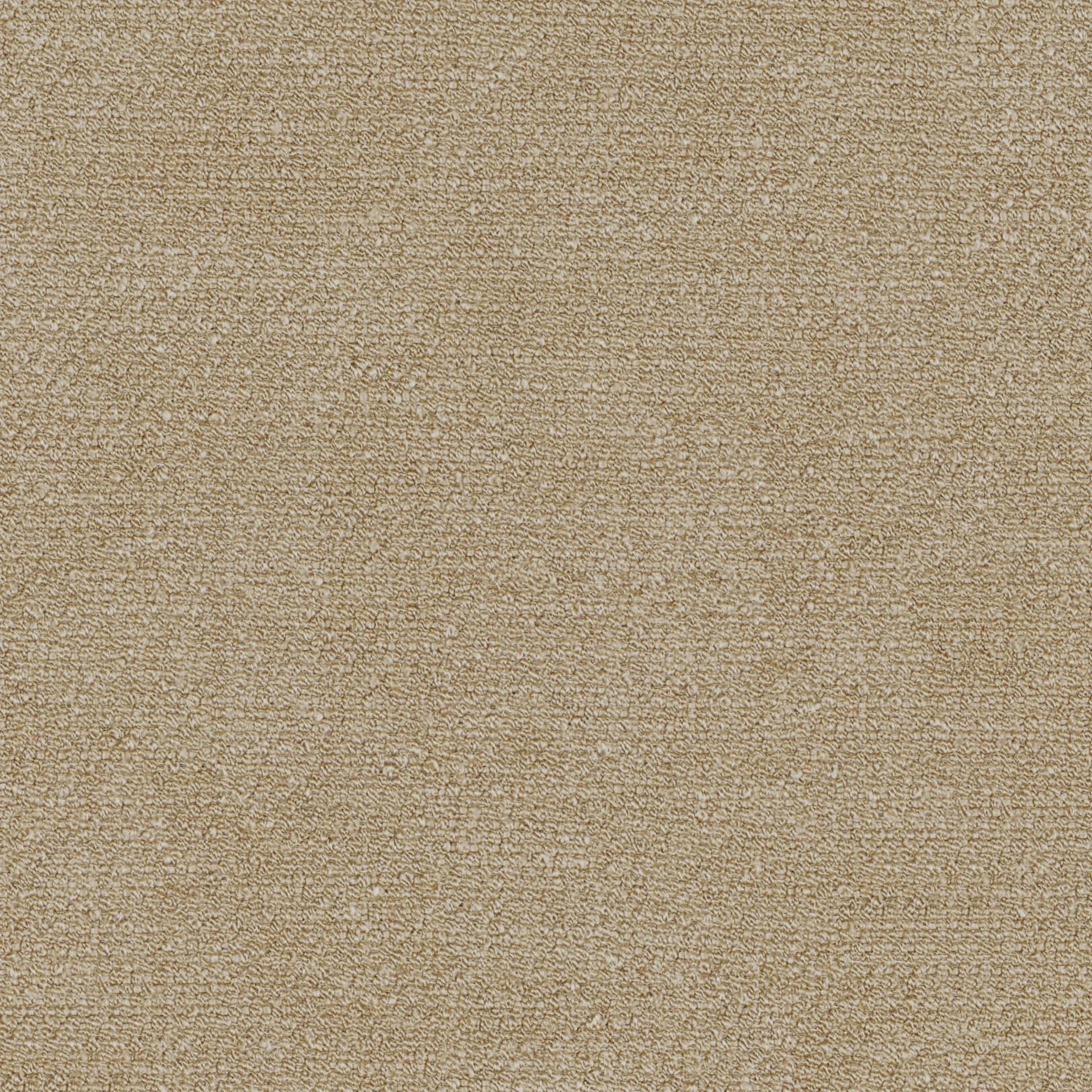 A detailed swatch of Audo Bouclé 02 fabric, highlighting its looped, nubby texture in a consistent sandy beige colour.