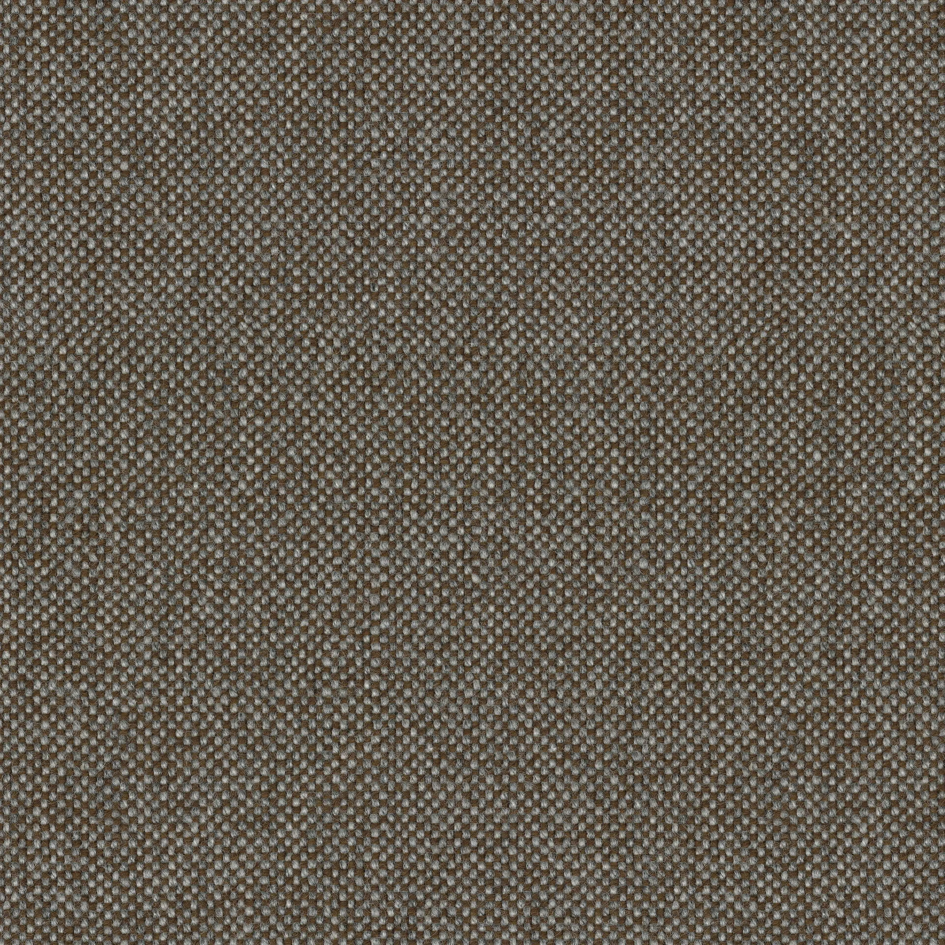 A close-up shot of the Hallingdal 0270 textile, showing its textured weave of brown and light grey threads.