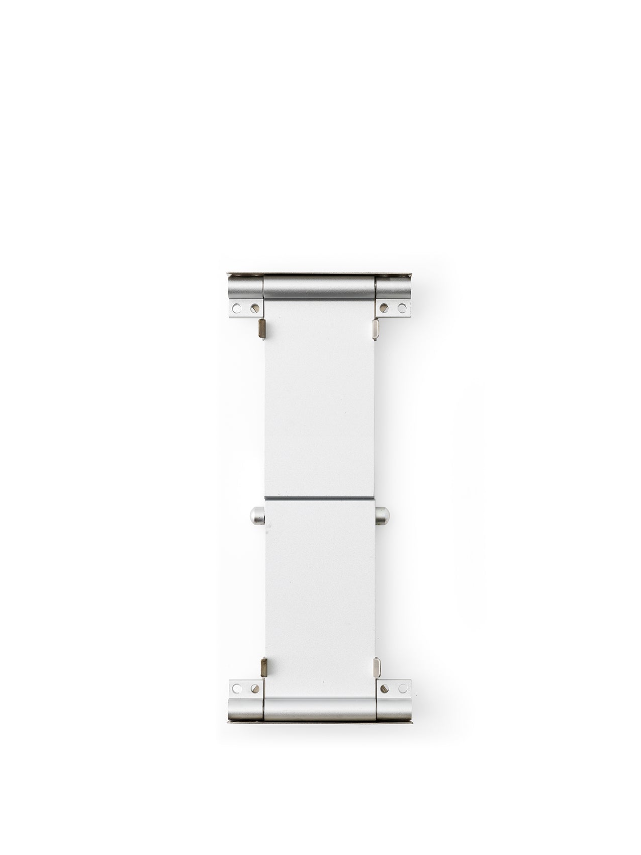A top-down studio shot of the metal Ready Dining Chair Row Connection, shown on a plain white background.