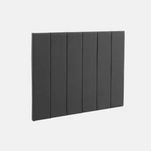 Cabeceira 180X125cm tecido rustic cinza escuro DECO MOLAFLEX da Conforama, fotografia 1