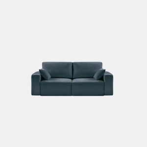 Sofá 3 lugares 214cm ROUND cor azul by Conforama, photo 1