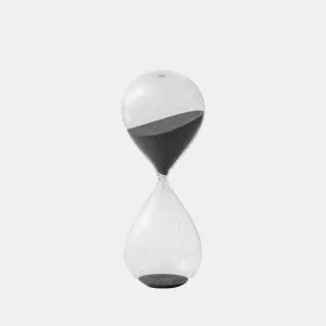 Ampulheta de 60 minutos 20cm cor antracite by Conforama, photo 1