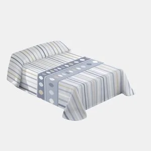 Colcha SAN MARINO cama 135cm cor azul da Conforama, fotografia 1