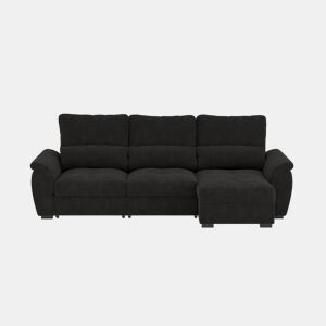 Chaise longue de 4 lugares reversível em cama BENSON cinza escuro by Conforama, photo 1