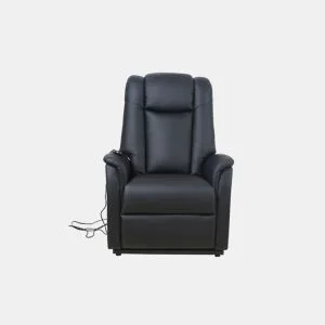 Poltrona relax elétrica pele sintética MAX preto da Conforama, fotografia 1