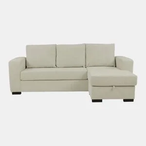 Chaise longue reversível GEORGY cor bege da Conforama, fotografia 1