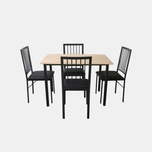 Conjunto de mesa fixa com 4 cadeiras DIEGO by Conforama, photo 1