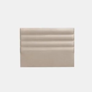 Cabeceira estofado em tecido yute cru 160x117x8cm VIENA SOMNALIS by Conforama, photo 1