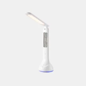 Candeeiro de secretária CHRONOS TWIN tátil LED 5W RGB branco da Conforama, fotografia 1