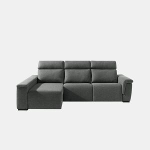 Chaise longue esquerda ADRIA relax elétrico cor cinza escuro by Conforama, photo 1