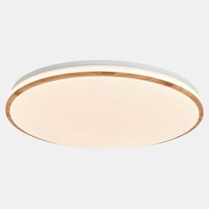 Plafon SANTOS LED 48w diâmetro 40cm madeira by Conforama, photo 1
