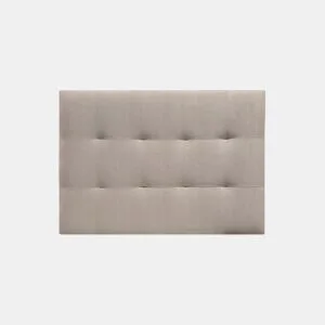 Cabeceira de cama ALASKA 105x75 em polipele cor marfim da Conforama, fotografia 1