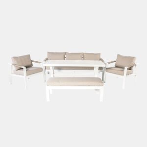 Conjunto de jardim ÍMOLA cor branco by Conforama, photo 1