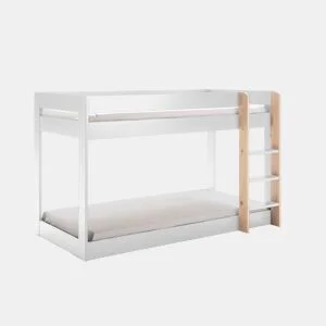 Beliche Montessori AZRAEL 90cm branco e madeira da Conforama, fotografia 1