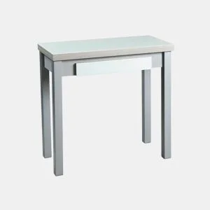 Mesa de cozinha extensível CONFOR LIVRO branca by Conforama, photo 1