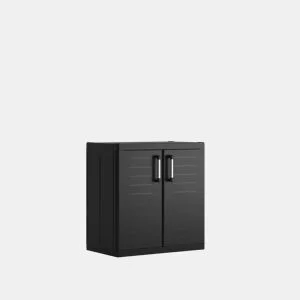 Armário resina baixo DETROIT XL 89x93x54cm preto by Conforama, photo 1