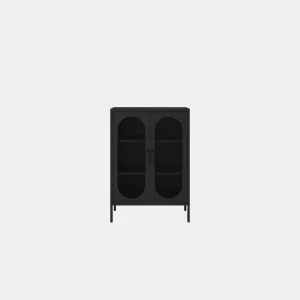 Aparador DIORA 100x70x40cm 2 portas preto by Conforama, photo 1
