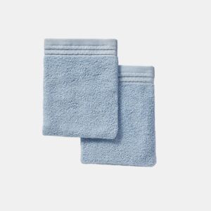 Conjunto de 2 luvas BAÑO em algodão azul by Conforama, photo 1