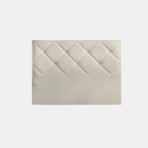 Cabeceira CLUB 160x115x7cm pele sintética creme by Conforama, photo 1