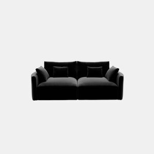 Sofá MILANO de 3 lugares em tecido 1 cor antracite by Conforama, photo 1