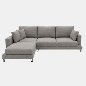 Chaise longue LENUS esquerda cor cinza escuro by Conforama, photo 1