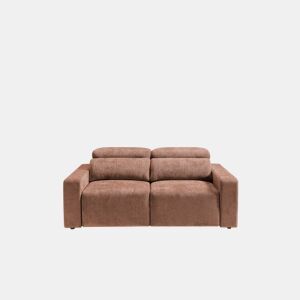 Sofá 3 lugares MONTBLANC cor terracota by Conforama, photo 1