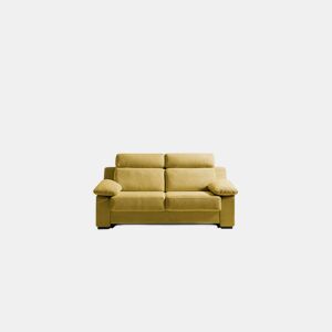 Sofá cama MOLLY 3 lugares cor mostarda by Conforama, photo 1