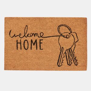 Tapete de entrada em fibra de coco 60x40cm WELCOME HOME da Conforama, fotografia 1