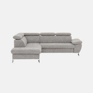 Sofá cama GISELA esquerda 3 lugares cinza claro by Conforama, photo 1