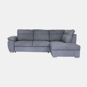 Sofá de canto KENDAL com cama e arca dereita 4 lugares cinza da Conforama, fotografia 1
