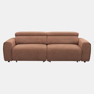 Sofá 3 lugares e 2 assentos deslizantes LOAN XL cor terracota da Conforama, fotografia 1