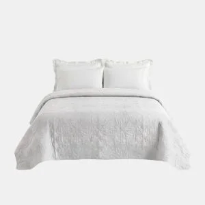 Colcha ATENAS cama 135cm cor branco da Conforama, fotografia 1