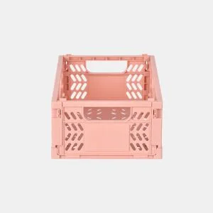Caixa de plástico PLEGABLE II 8,5x21x14,5cm cor rosa by Conforama, photo 1