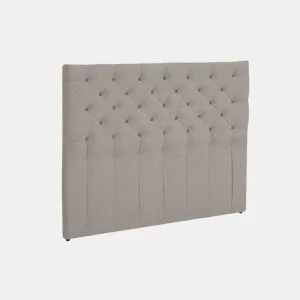 Cabeceira 90X120cm tecido rustic bege VITORIA MOLAFLEX da Conforama, fotografia 1