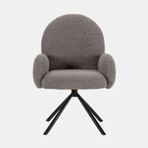 Cadeira giratória DARIO cinza claro by Conforama, photo 1