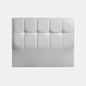 Cabeceira MOZART 145x115x7cm pele sintética branco by Conforama, photo 1