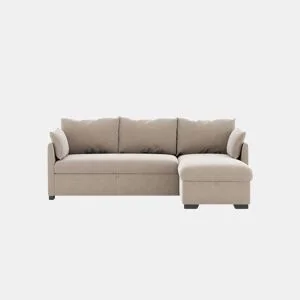 Chaise longue reversível com cama SYCO II 3 lugares bege da Conforama, fotografia 1