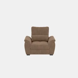 Cadeirão decorativo BENSON cor camel da Conforama, fotografia 1