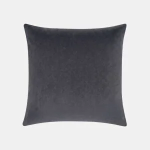 Almofada de veludo VELOUR 45x45cm cinzento da Conforama, fotografia 1