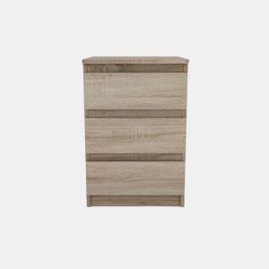 Mesa de cabeceira com 3 gavetas OSLO by Conforama, photo 1