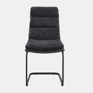 Conjunto de 4 cadeiras de jantar SIBYL cinza escuro by Conforama, photo 1