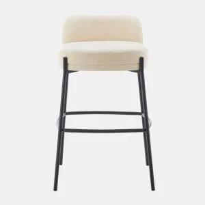 Banco alto LEO cor branco 88cm da Conforama, fotografia 1