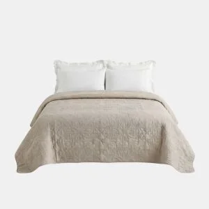 Colcha ATENAS cama 90cm cor bege by Conforama, photo 1