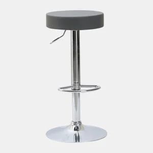 Banco ajustável MAX em PU cor cinza by Conforama, photo 1